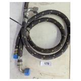 (2) Hydraulic Hoses
