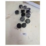 (12) Large Locking Retractable ID Hooks