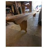Solid Oak Bench