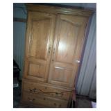 Solid Oak Cabinet