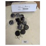 (12) Large Locking Retractable ID Hooks