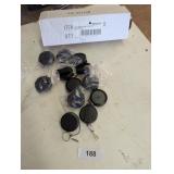 (12) Large Locking Retractable ID Hooks