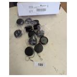 (12) Large Locking Retractable ID Hooks