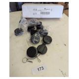 (12) Large Locking Retractable ID Hooks