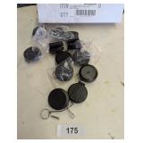 (12) Large Locking Retractable ID Hooks