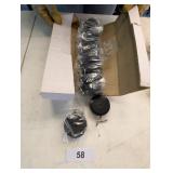 (12) Large Locking Retractable ID Hooks