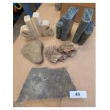 Decorative Rocks & Marble Bookends