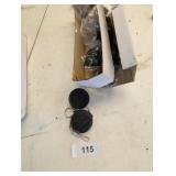 (12) Large Locking Retractable ID Hooks