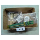 (2) NIP Brass Round Tubes, Taps, Bronze Bushings