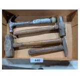 (2) Sledge Hammers, Hammer & Other
