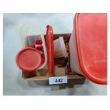 Tupperware Containers w/ Wire Nuts