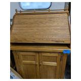 Oak Roll Top Desk