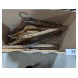 Vintage Wooden Hangers & Other