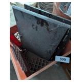 Milk Crate w/ Cabinet Doors