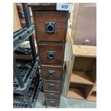 Vintage Narrow Cabinet w/ Drawers