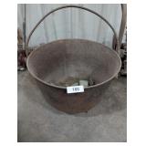 Vintage Large Cast Iron Kettle Pot