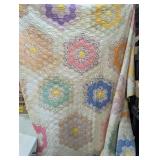 Cutter Quilt (Has Stains, Tears, & Smoke Damage)