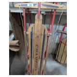 Vintage Champion Wood Sled