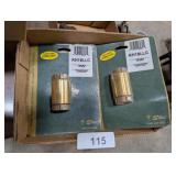 (2) 3/4" Brass Check Valves (New)