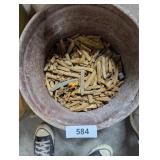 Bucket of Lead Pieces