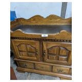 Oak Cabinet / Dry Sink