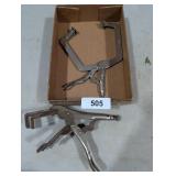 Vice Grip Locking Welding Clamp &