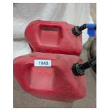 (2) Blitz 5 Gallon Gas Jugs