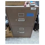 2-Drawer HON Metal Filing Cabinet