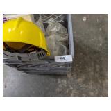 Metal Gold Milk Crate w/ Grout & Joint Compound