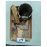 Planters Peanuts Tin & Vintage Glass Bottles