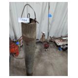 Antique Galvanized Well Water Bucket