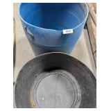 (2) Plastic Halved Barrels