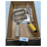 (3) Trowels & Trench Cleaning Shovel