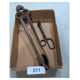 Tinner Snips & Blacksmith Metal/Iron Tongs