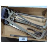 (3) Hack Saws, Pliers & Other