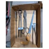 Screwdriver, Pliers, Drywall Saw