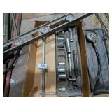 Level, Sockets, Compressor Tester Gauge