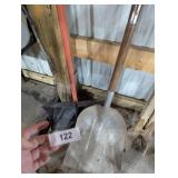 Plastic Snow Shovel & Aluminum Scoop Shovel