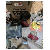 Black & Decker Jigsaw, Blades, Tail Light, Tins &