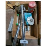 Sink Drain Pipe, Outdoor Thermometer, Screws