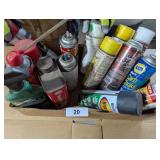 Partial Spray Paint, Carburetor Cleaner, Sealer &