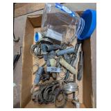 Clamps, Drill Bits, Plastic Water Line Connectors