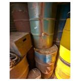 Assorted Metal Barrels