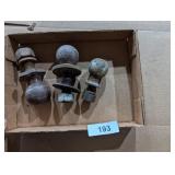 (3) Bottom Ball Hitches - One is a 2 inch