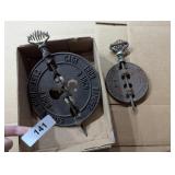 (2) Cast Iron Dampers