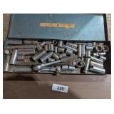 Metal Box w/ Assorted Sockets