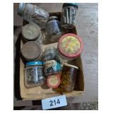 Jars w/ Bolts, Nails, Other