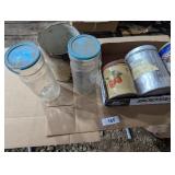 Vintage Tins & Glass Jars