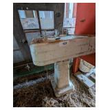 Vintage Sink + Glass Door Front