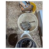 Hose Pieces, Large Bolts w/ Nuts, Gate Panel &